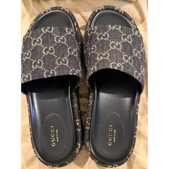 Gucci Platform Sandals - Picture 1 of 7